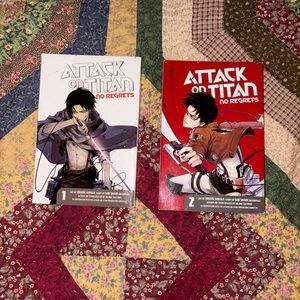 Attack on Titan No Regrets Manga Volumes 1 and 2
